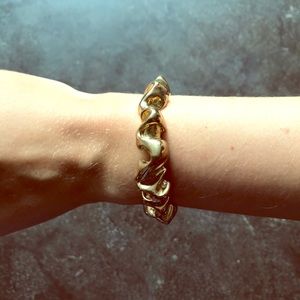 Madewell brass cuff bracelet